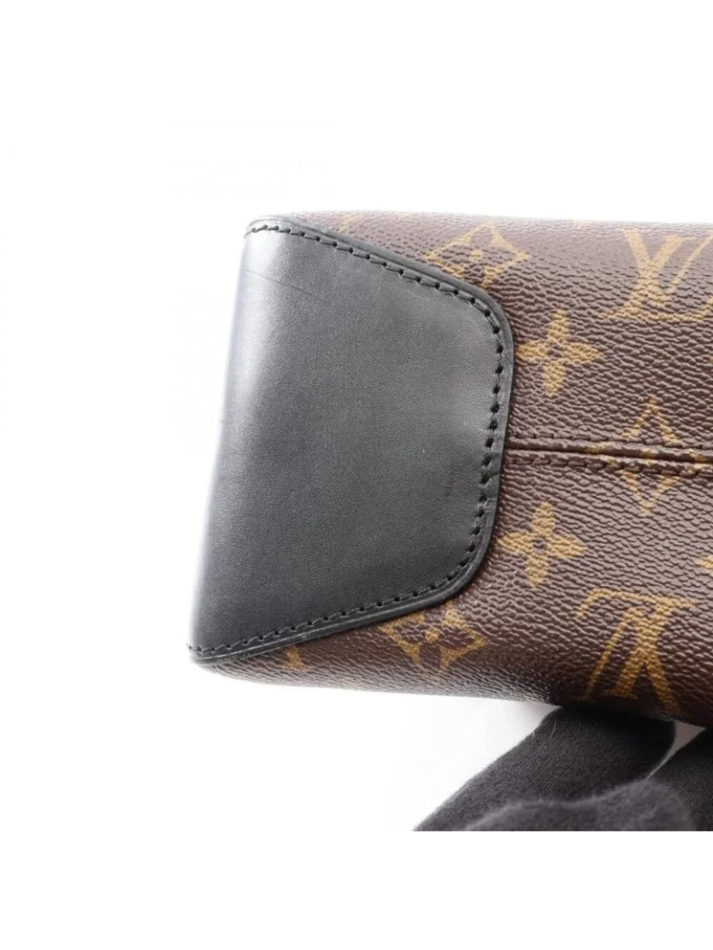 Louis Vuitton Shoulder Bag Torres PM Monogram Macassar Canvas Leather